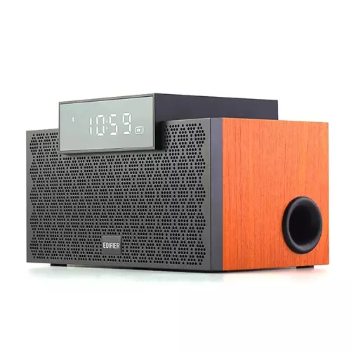Edifier MP260 Portable Bluetooth 5.0 Speaker with Alarm Clock (brown) - 1