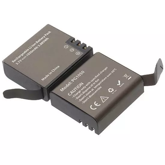 EKEN PG1050 1050mAh 3.7V Action Camera Rechargeable Battery-gallery-1