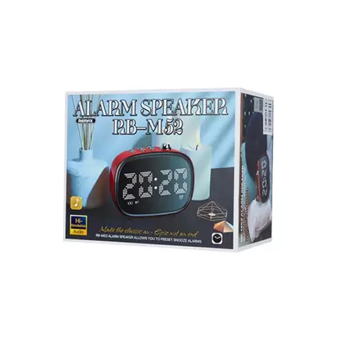 REMAX RB-M52 ALARM CLOCK WIRELESS BLUETOOTH SPEAKER-gallery-1