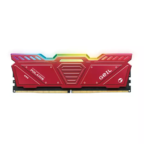 GEIL POLARIS 32GB (16GB X 2) DDR5 5200MHZ RGB DESKOTP RAM (RED)