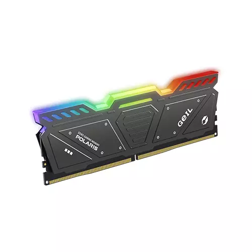 GEIL POLARIS 32GB (16GB X 2) DDR5 5200MHZ RGB DESKOTP RAM (GRAY)-gallery-1
