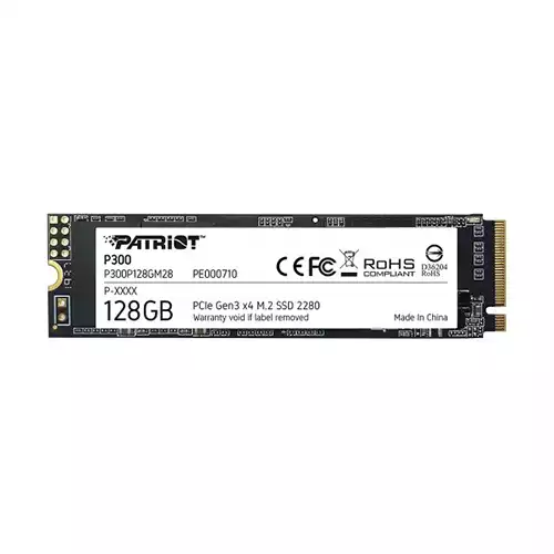 Patriot P300 128GB M.2 2280 PCIe NVMe SSD