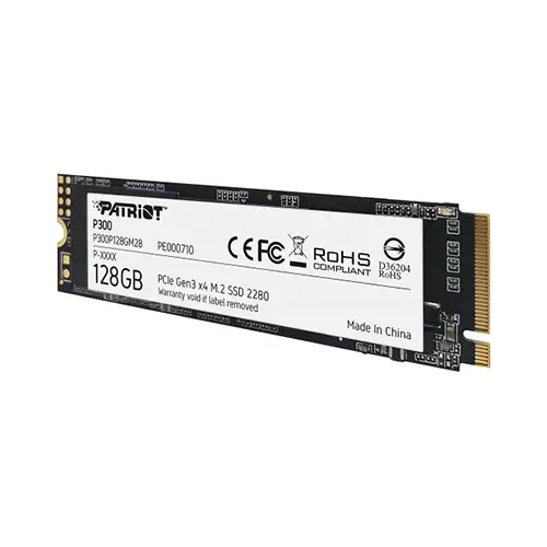 Patriot P300 128GB M.2 2280 PCIe NVMe SSD-gallery-1