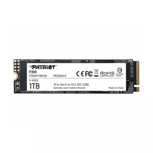 Patriot P300 1TB M.2 2280 PCIe NVMe SSD
