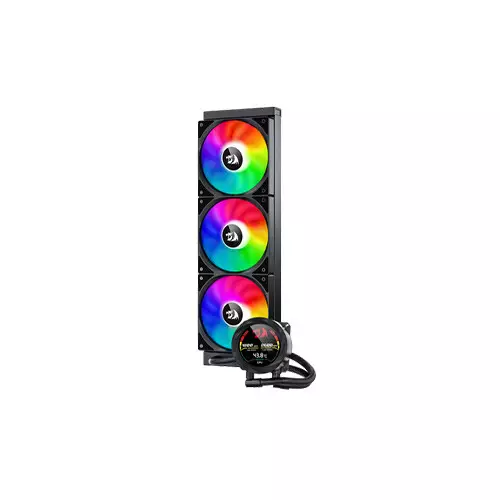 REDRAGON CCW-1017 360 CPU Liquid Cooler With Temperature Display 3x 12cm RGB Fans-gallery-3