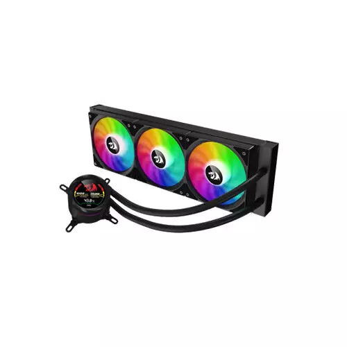 REDRAGON CCW-1017 360 CPU Liquid Cooler With Temperature Display 3x 12cm RGB Fans