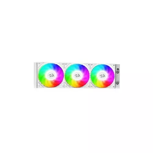 REDRAGON CCW-1017 360 CPU Liquid Cooler With Temperature Display 3x 12cm RGB Fans White-gallery-2