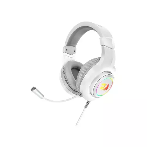 Redragon H260 Hylas RGB Gaming Headphone (White)
