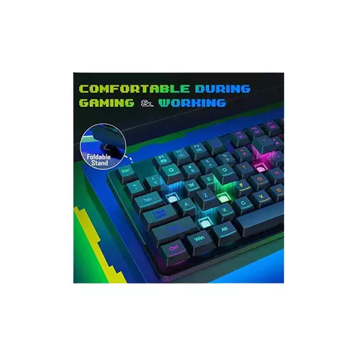 Redragon S107-BA RGB Wired Mechanical Keyboard & Mouse Gaming Combo - 1