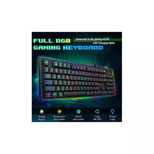 Redragon S107-BA RGB Wired Mechanical Keyboard & Mouse Gaming Combo - 3