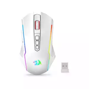Redragon M914 Tri-Mode 10000 DPI Gaming Mouse (White)