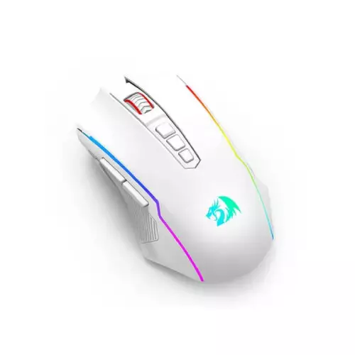 Redragon M914 Tri-Mode 10000 DPI Gaming Mouse (White)-gallery-1
