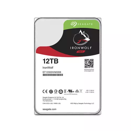 Seagate IronWolf 12TB NAS 3.5 inch SATA 7200RPM Hard Drive