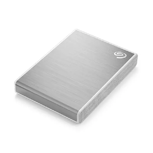 Seagate One Touch 1TB USB C External SSD Silver - 1