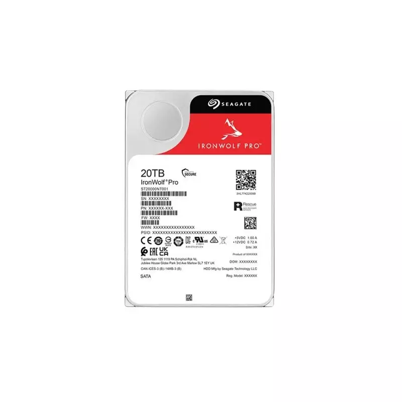 Seagate IronWolf Pro 20TB 3.5 Inch 7200RPM  NAS Internal HDD - 1