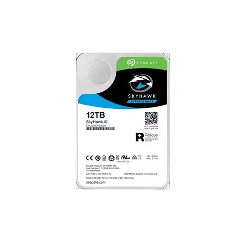 Seagate SkyHawk AI 12TB 3.5-inch Surveillance Internal HDD - 1