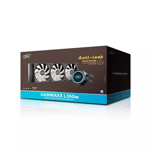 DeepCool Gammaxx L360 V2 RGB 360mm All in One Liquid CPU Cooler - 5