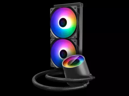 DeepCool Castle 240 ARGB V2 240mm All in One Liquid CPU Cooler - 2