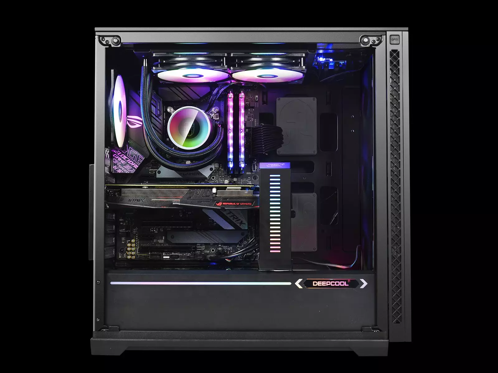 DeepCool Castle 240 ARGB V2 240mm All in One Liquid CPU Cooler - 4