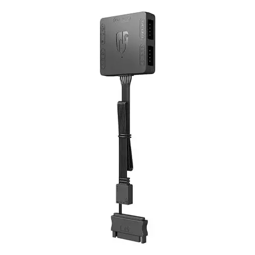 Deepcool RGB Convertor - Convert 3-pin (+5V) ARGB Fans to 4-pin (+12V) RGB Capable Motherboard - 1