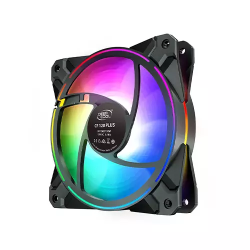 Deepcool CF120 PLUS ARGB Halo Ring Casing Fan (3 Pack)-1