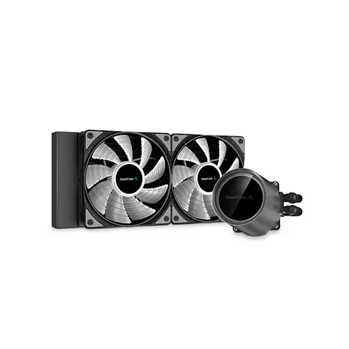 DeepCool Castle 240EX ARGB 240mm All in One Liquid CPU Cooler - 1