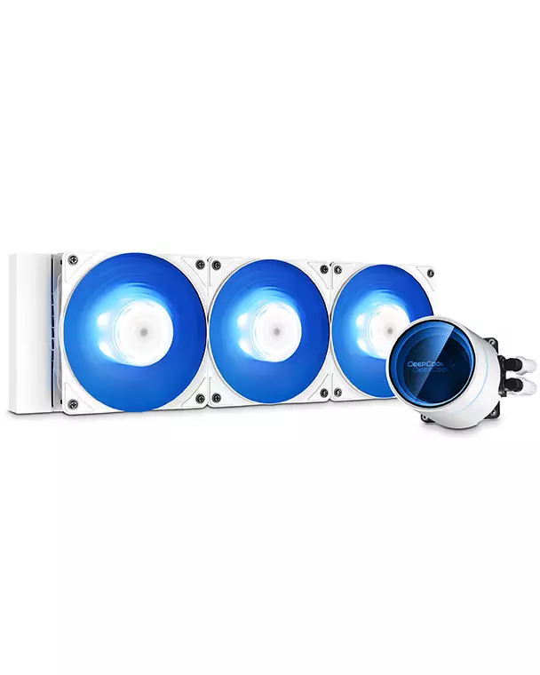 DeepCool CASTLE 360EX A-RGB WH 360mm All in One Liquid CPU Cooler - 0