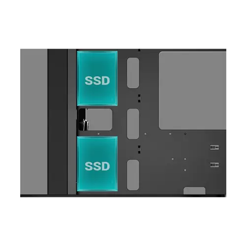 DeepCool CC560 Tempered Glass Mid-Tower ATX Case - 8