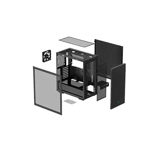 DEEPCOOL CH510 MID-TOWER ATX CASING (BLACK) - 3