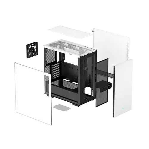 DEEPCOOL CH510 WH MID-TOWER ATX CASING (White) - 2