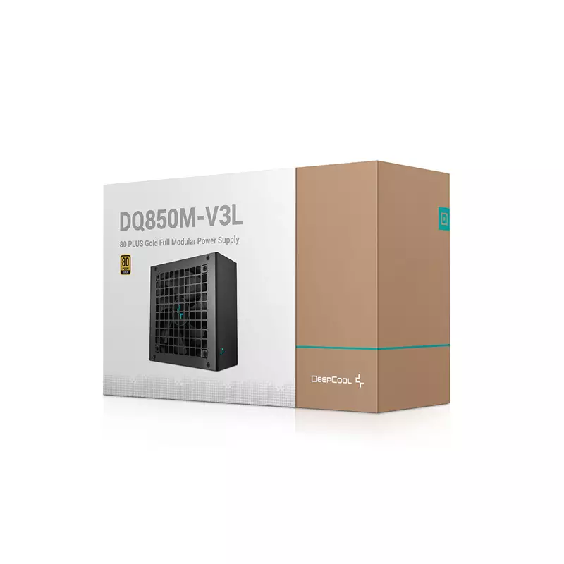 DEEPCOOL DQ850M-V3L 850W 80+ GOLD FULL MODULAR POWER SUPPLY - 1
