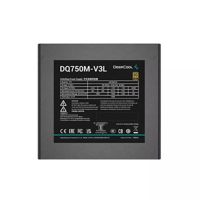 DEEPCOOL DQ750M-V3L FULL MODULAR 750W 80 PLUS GOLD POWER SUPPLY - 3