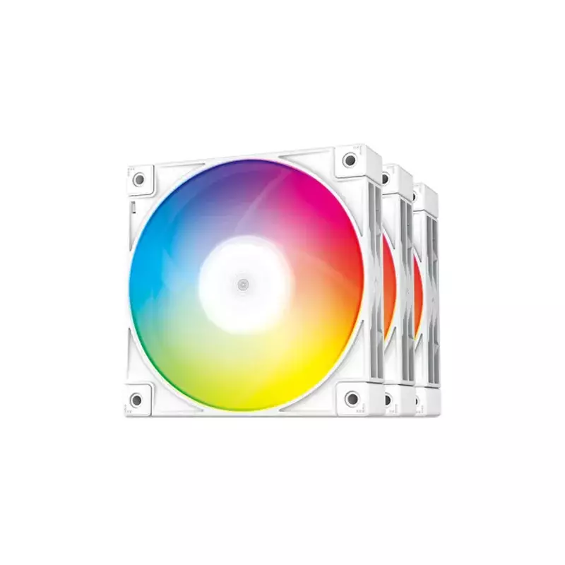 DEEPCOOL FC120 3-IN-1 PERFORMANCE 120MM ARGB PWM WHITE CASE FAN