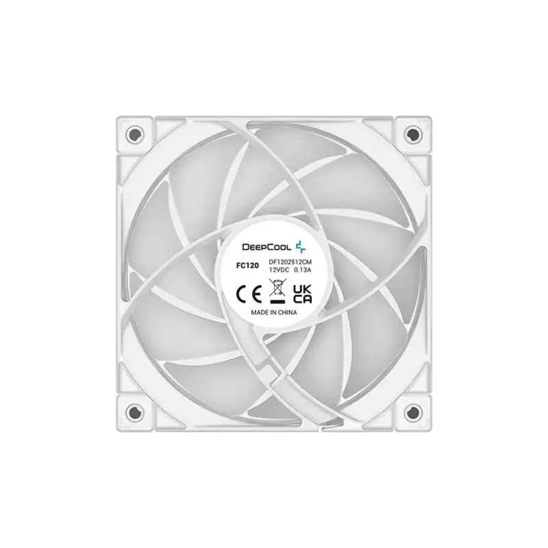 DEEPCOOL FC120 3-IN-1 PERFORMANCE 120MM ARGB PWM WHITE CASE FAN-2
