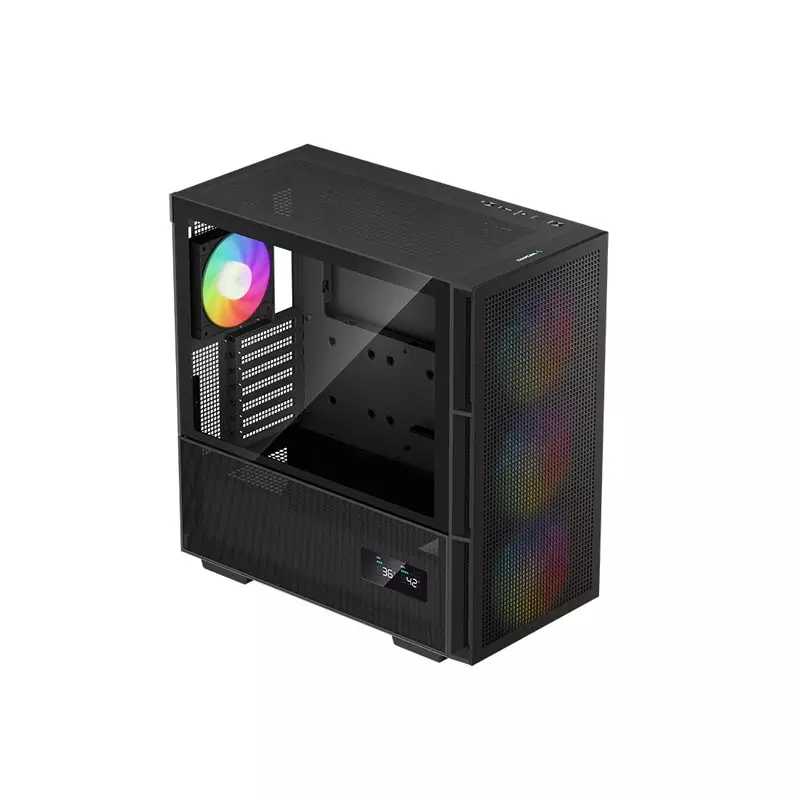 DEEPCOOL CH560 DIGITAL MID TOWER MICRO-ATX CASING BLACK-gallery-1