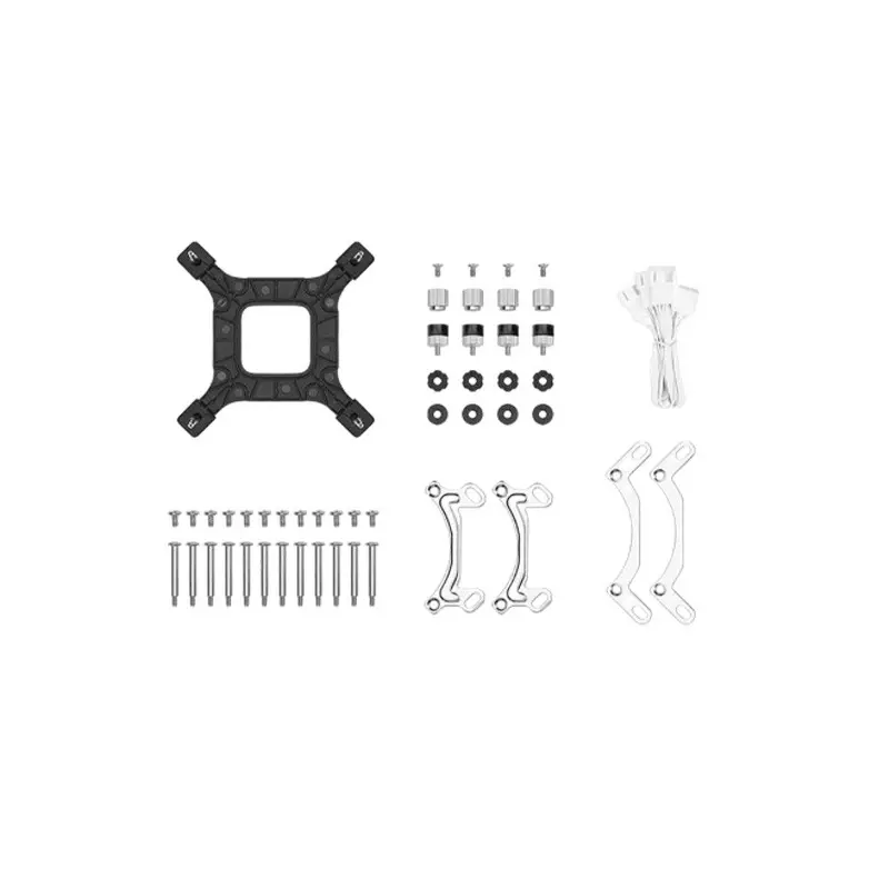 DEEPCOOL LE720 360mm ARGB All-in-One Liquid CPU Cooler (White) - 5