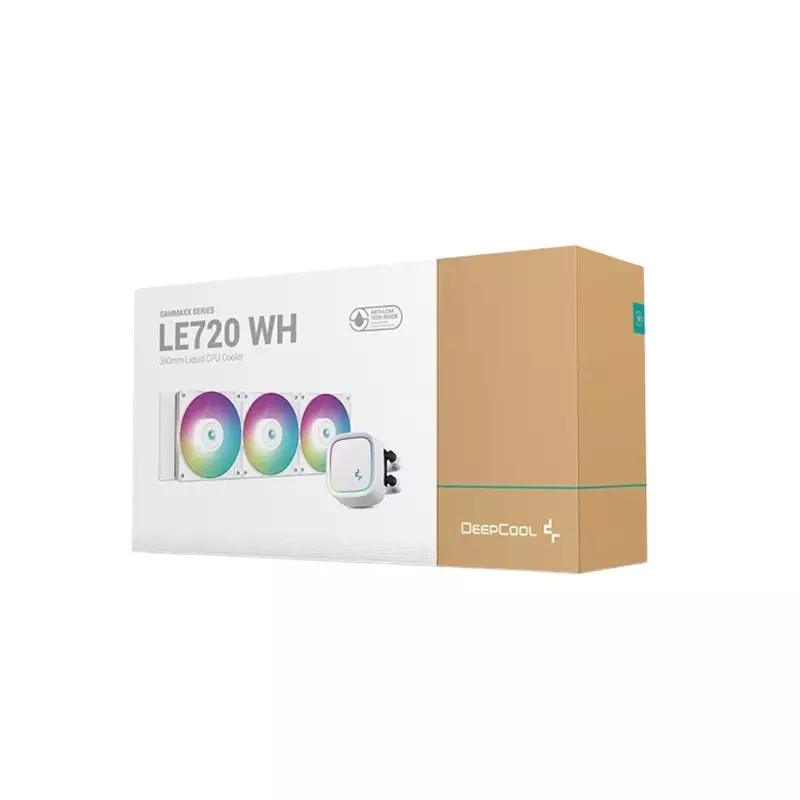 DEEPCOOL LE720 360mm ARGB All-in-One Liquid CPU Cooler (White) - 6