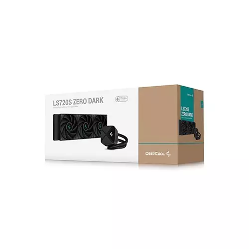 Deepcool LS720S Zero Dark 360mm All In One Liquid CPU Cooler - 4