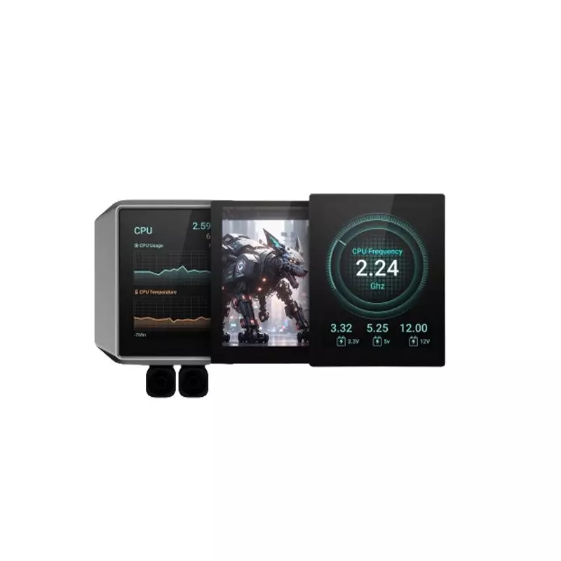 DeepCool Mystique 360 360mm AIO CPU Water Cooler with LCD Display-6