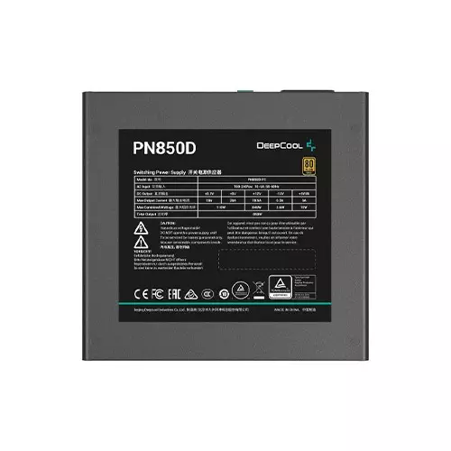 DeepCool PN850D 850W 80 Plus Gold Non-Modular Power Supply - 3