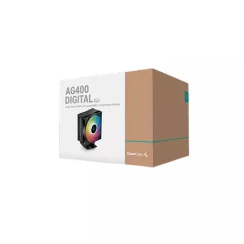 Deepcool AG400 Digital BK ARGB CPU Cooler - 4