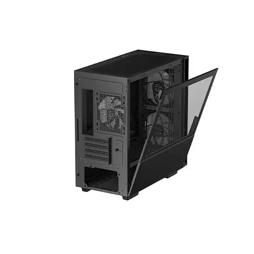Deepcool CH360 High Airflow Micro ATX Mid-Tower Case (Black) - 2