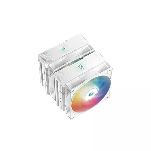 Deepcool AG620 Digital ARGB 120mm Intel & AMD Socket CPU Air Cooler (White)-2