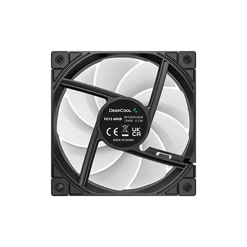 Deepcool FD12 ARGB 120mm Casing Cooling Fan (Black) - 3