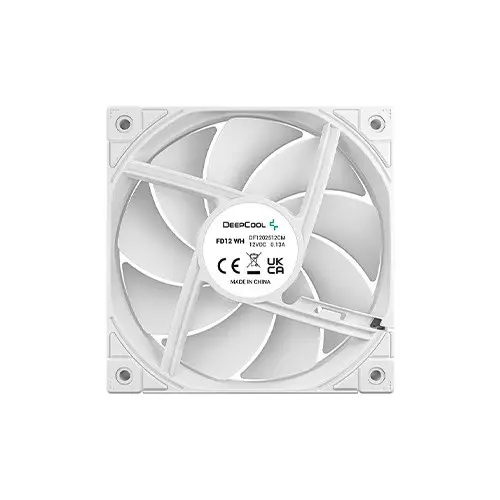 Deepcool FD12 WH 120mm Casing Cooling Fan (White)-gallery-3