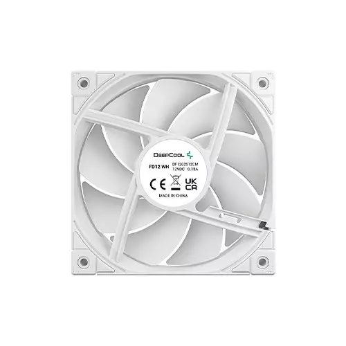 Deepcool FD12 WH-3 IN 1 120mm Casing Cooling Fan (White)-gallery-3