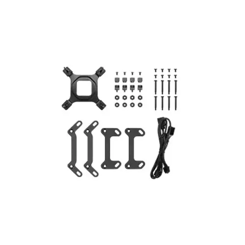 DeepCool LT240 240mm ARGB All-In-One LCD Black Liquid Cooler - 3