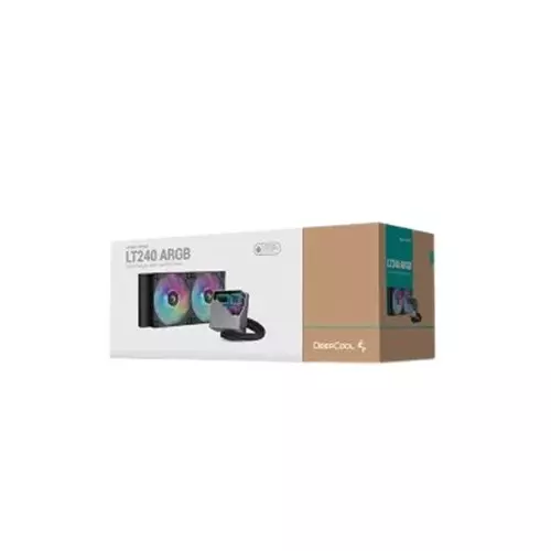DeepCool LT240 240mm ARGB All-In-One LCD Black Liquid Cooler-4