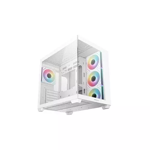 Deepcool CG530 4F Mid Tower ATX White Computer Case-1