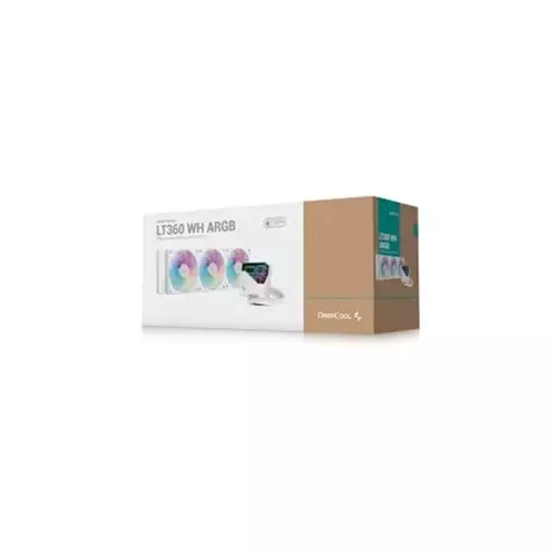 DeepCool LT360 ARGB 360mm Liquid CPU Cooler (white) - 3